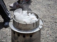 筑北村学童との交流会